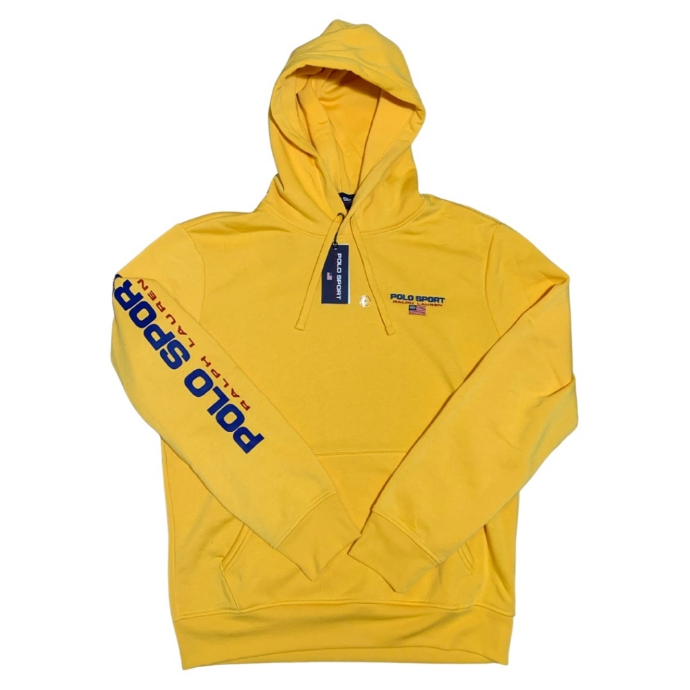 Polo Sport Ralph Lauren Yellow spellout Pullover - Picture 1 of 4